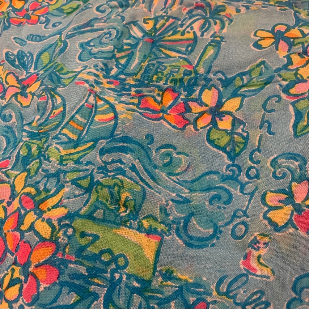 Lilly Pulitzer Lilly Loves Chicago murfee scarf